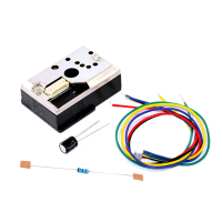 Cảm biến chống bụi cho mắt, GP2Y1014AU, thiết bị phát hiện khói phức hợp và các hạt, kèm cáp, thay t
