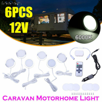 可調 T4 T5 房車燈露營車 6x 室內 Led 射燈汽車燈 12v