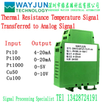WAYJUN Pt100/Pt1000 Temperature Signal Isolation Distributor