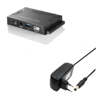 SATA to USB IDE Adapter USB 3.0 2.0 Sata3 Cable for 2.5 3.5 inch HDD SSD Converter IDE SATA Adapter,EU Plug