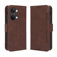 For Oneplus Nord 3 5G Case wallet leather flip multi-card slot cover For Oneplus Nord 3 5G 1+ Nord3 Case with card package