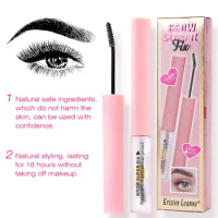 5ml Waterproof Transparent Gel Eyebrow Styling Cream Eyebrow Makeup Layer Long Lasting Brow Clear Soap Liquid Fixing Sealed Q6O0