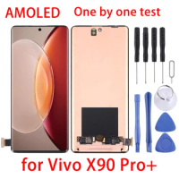 Original LTPO4 AMOLED Material LCD Screen and Digitizer Full Assembly for Vivo X90 Pro+