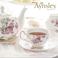 【英國Aynsley】紅玫瑰系列 骨瓷杯盤組(奧本/雅典) 喬遷禮 入厝禮