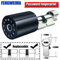 Euro Smart lock, fingerprint lock, fingerprint lock cylinder, keyless Combination lock ，Cylinder door, electronic door lock core