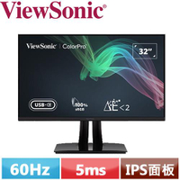 【最高22%回饋 5000點】 ViewSonic優派 32型 VP3256-4K 專業螢幕