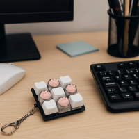 Clicker Bàn Phím, Tự Làm, Móc Chìa Khóa Giải Tỏa Căng Thẳng Đồ Chơi Giảm Căng Thẳng, 9 Phím, Để Thư 