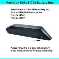 56 52 pcs 21700 cells Ebike Battery Box 36v 48v 52v Side Open Reention Kirin 21700 Battery Box Repair Upgrade Cruiser Step-Thru