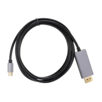 1.8M USB C To DP Cable 8K@60Hz Type C To DP Cable Adapter USB3.1 USB C To DP Adapter Cord for MacBook Air for DELL for Lenovo
