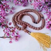 Tasbih Muslim Jenitri Athariz untuk Media Hitung Wirid Pria Wanita dan Anak -Coklat,Motif,Cantik ele