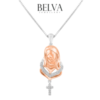 Liontin Berlian Bunda Maria - Belva Jewellery - BAPDAA01806