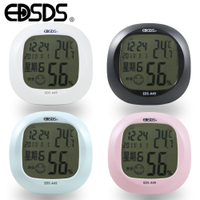 EDSDS液晶顯示溫溼度計時鐘 (4色) EDS-A49