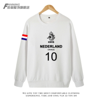 荷蘭Nederland尼德蘭男世界杯足球衣訓練隊服國家隊圓領套頭衛衣