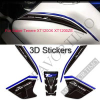 Stickers Decals Tank Pad Gas Fuel Oil Kit Knee Fish For Yamaha Super Tenere XT1200X XT1200ZE XT 1200 Z ZE ES XTZ XTZ1200E