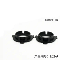 Headlight Holder H7 LED Front Left/Right Replaces Retainer 2pcs ABS Adapter Black Bulb Holder Car For Kia Durable