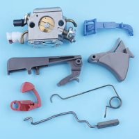 Carburetor Throttle Trigger Rod Kit For Husqvarna 350 353 346 340 345 For Zama Carb motosierra gasolina Power Tool Accessories