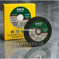 Batu Gurinda Gerinda Potong BWS 4"x1.2mm Hijau | Green Series | Batu Gurinda BWS 4 inch Hijau Stainl