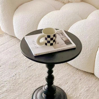 Mobiles Round Side Table Bedroom Mid Century Modern Hallway Wood Tables Living Room Mesa Centro Home Decoration Accessories