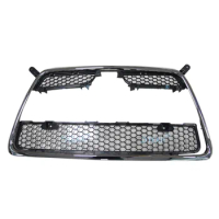 4 Pcs Central Chrome Grille for Lancer Gt CY00 6400C043 Bumper Nets Up and Down for Lancer Sport 7450A305 7450A306