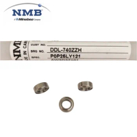 100pcs original NMB stainless steel bearing DDL-740ZZ 4x7x2.5mm SMR74ZZ miniature ball bearings 740 MR74 4*7*2.5 mm