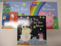【書寶二手書T4／少年童書_DMT】The Train Ride_The Rainbow等_3本合售_佩佩豬_Peppa Pig_附光碟