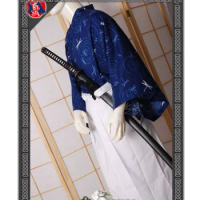 Traditional Martial Art Samurai Kendo Iaido Aikidogi Keikogi Kendogi Top Pants Hakama Japanese Clothes Dogi Keikoi Dragonfly