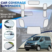 Full Cover Sunshades For Nissan NV200 Evalia Vanette Chevrolet City Express 2010~2016 Sunproof Visor Windshields Car Accessories