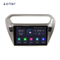 AOTSR RAM4G+ROM 64G Android 9.0 GO Car DVD Player GPS Navigation Multimedia For peugeot 301 Citroen Elysee Radio 2013-2018 2 din