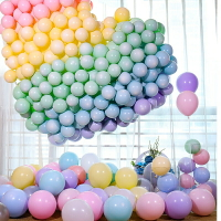 兒童環保無毒氣球糖果色造型聚會加厚馬卡龍防爆裝飾房間擺攤