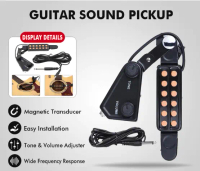 Lyrin Magnetic Guitar Pickup Profesional untuk Gitar Akustik & Bass