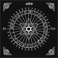 Spiritual divination props Tablecloth Divination Tarot Card Pad Pendulum Magic Pentacle Runes Tarot Altar Table Cloth