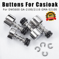 Stainless Steel Button GA-2100 GMA-S2100 Watch Button for Casioak DW-5600 DW5600 GA2100 GA2110 GMAS2100 Waterproof DIY Accessory