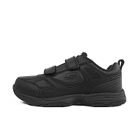 Skechers Dighton Sr [200200WBLK] 男 工作鞋 寬楦款 止滑 保護 魔鬼氈 電器絕緣 黑