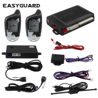 EASYGUARD 2 Way wireless car alarm system with LCD pager display ultrasonic sensor