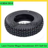 4.80/4.00-8 Tubeless Tire Trailer For kenda Tyre Lawn Tractor Wagon Snowblower ATV Golf Car