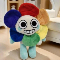 Boneka Mewah Dandy World, Comel dan Lembut, Reka Bentuk Permainan Seram, Kotak Kerikil, Anak Patung 