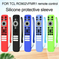 Plain Color Soft Silicone TV Stick Cover Remote Control Case Protective Case for TCL RC902V Stick For TCL RC902V
