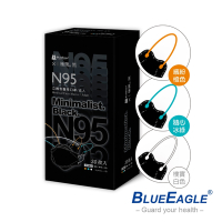 【藍鷹牌】極簡黑系列 N95醫用4D立體型成人口罩 三色綜合款 30片x5盒 (兩款可選)