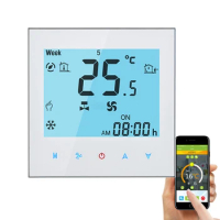 Qiumi Smart Wifi Thermostat Air Conditioning Temperature Controller Works with Alexa Google Home