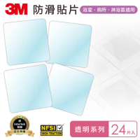 3M 防滑貼片-透明 (24片)
