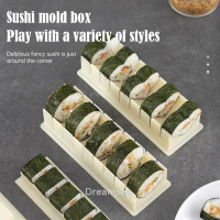 Dreamsea Cetakan Sushi Roll Gulungan Sushi Maker Otomatis Praktis Motif Bulat Kotak Hati Kimbab Gulu