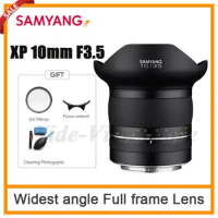 Samyang XP 10mm F3.5 Widest Angle Full frame Lens For Canon EF 450D 500D 650D 700D 750D Nikon F SLR Camera Like d5300 D850 D7500