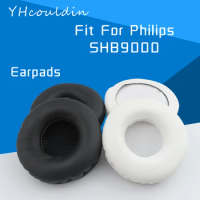 YHcouldin Earpads For Philips SHB9000 Headphone Accessaries Replacement Wrinkled Leather