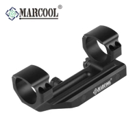 Marcool Tactical 30mm Scope Ring Mount One-piece Scope Mount Dual Rings Hunting Riflescope Accessories 20mm Picatinny