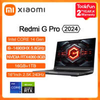 XIAOMI Redmi G Pro 2024 Gaming Laptop NVIDIA Geforce RTX 4060 Intel Core i9-14900HX 16"Inch RAM 16GB SSD 1TB 2.5K 240Hz Gamer PC