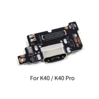For Xiaomi Redmi K40 K40Pro K40S K40Gaming USB Charging Board Dock Port Flex Cable Repair Parts