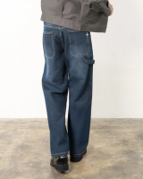 Valorum - Denim Straight Fit Carpenter Pants - Penny Dark Blue