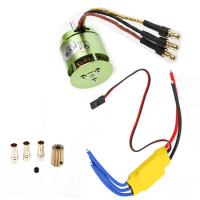 1set 4000KV brushless motor green + XXD 30A ESC for all ALIGN TREX T-rex 450 and 30A ESCs for RC helicopter parts