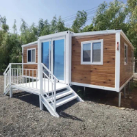 YG 40ft and 20ft Homes Sused Prefab Modern Container House with Solar Solar Energy Expandable Cabin Foldable Container House