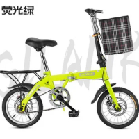 Bisiklet Folding Bike 14/16 Inch Student Transportation Lightweight Carrying one